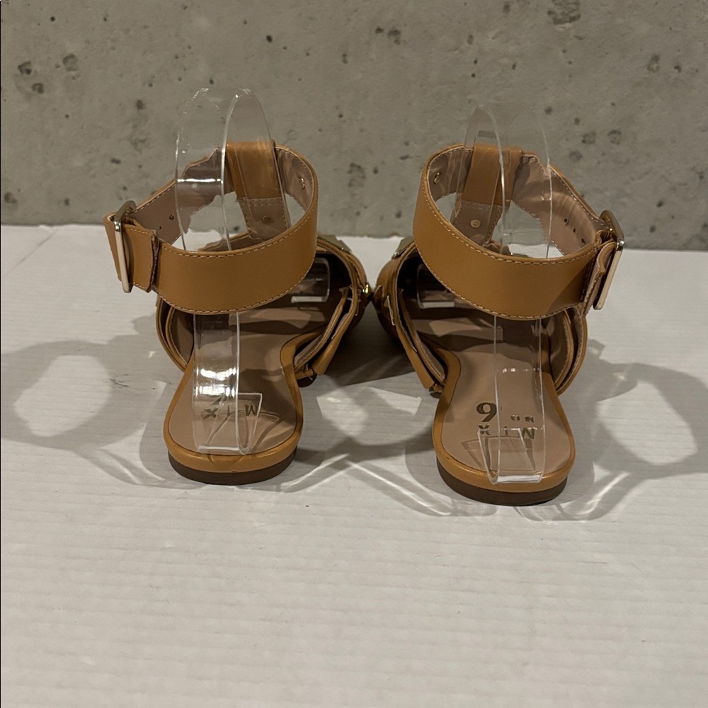 Mix No. 6 India Stud Ankle Strap Pointed Toe Flats - Size 6.5 - Picture 7 of 8